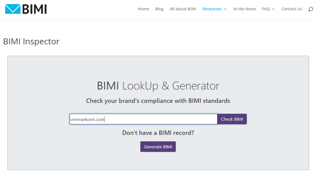 BIMI Checker Tools