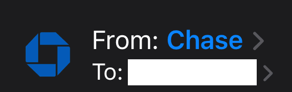 Chase VMC Logo in Apple iOS 16 