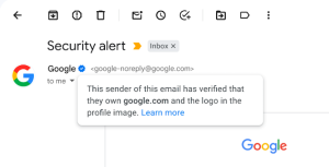 Gmail Verified Blue Tick